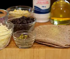 Cheesy Corn & Black Bean Quesadillas