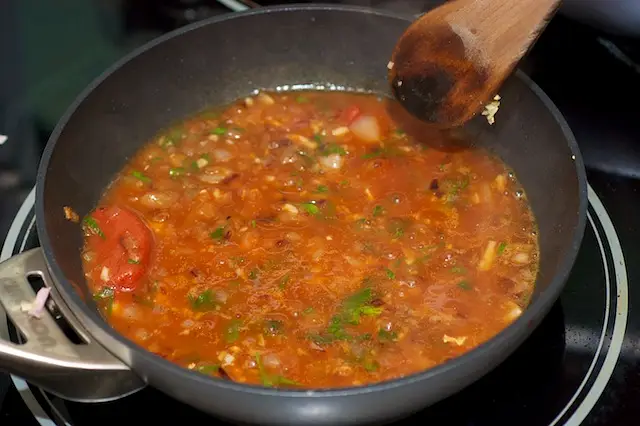 Add the chicken stock