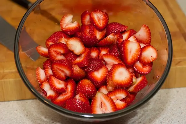 Slice into ¼ to ½ inch thick.