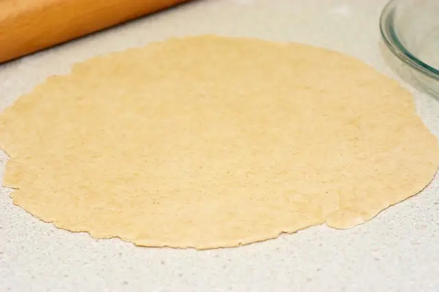 Roll the first portion into 12-inch circle...