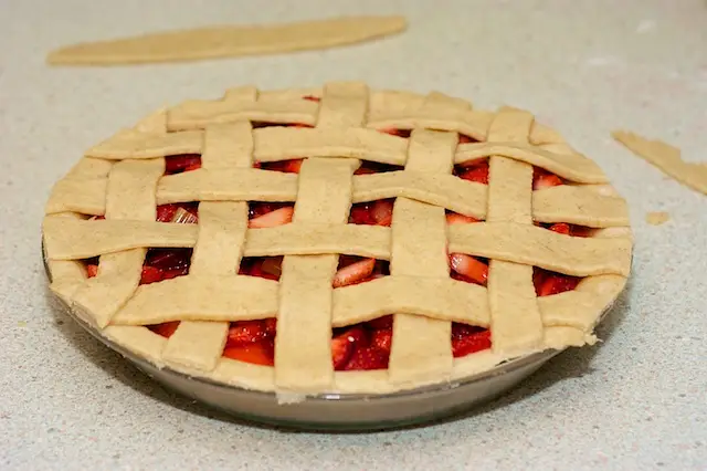 Here the pie is almost ready...