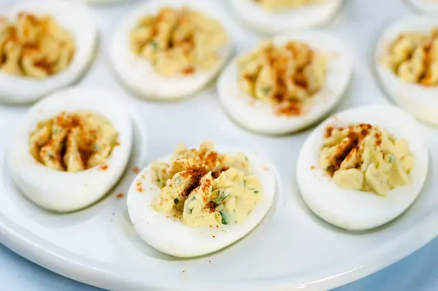 Yogurt Deviled Eggs