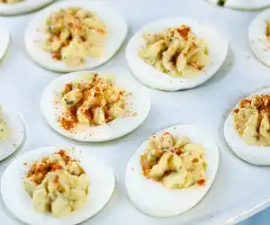 Yogurt Deviled Eggs