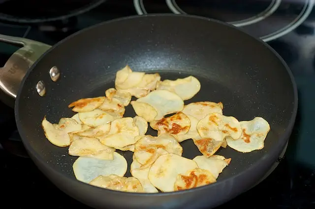Until tender and golden brown