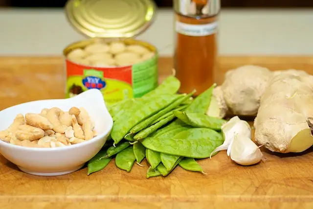 Prepare the ingredients for the stir-fry