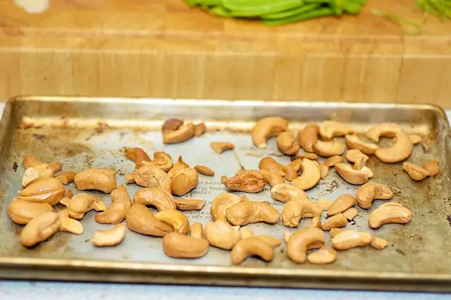 Toast the cashews to intensify the flavor