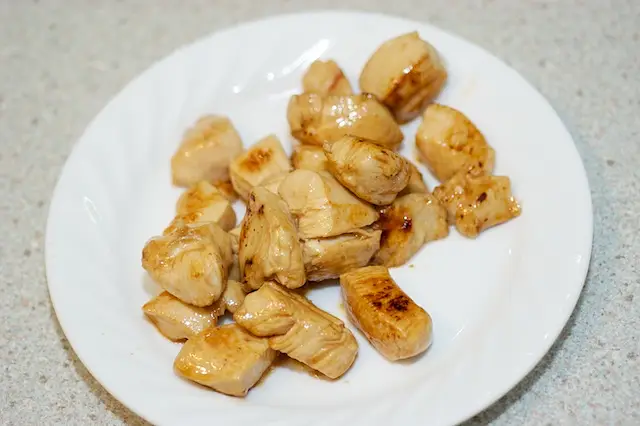 Remove the chicken and set aside