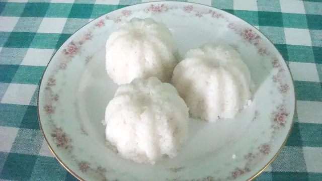 Homemade Milk Rice with Coconut Stuffing