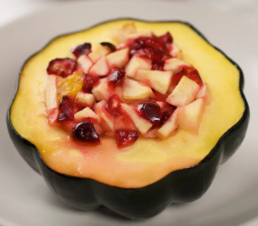 Cranberry-Stuffed Acorn Squash