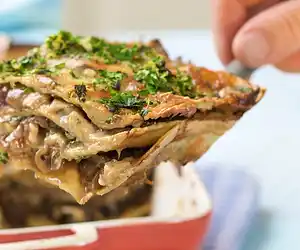 Absolutely Fab Mushroom Lasagna