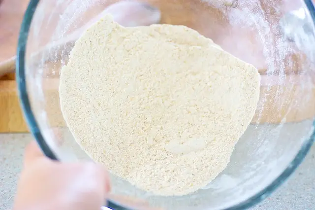 Stir well with a wooden spoon...
