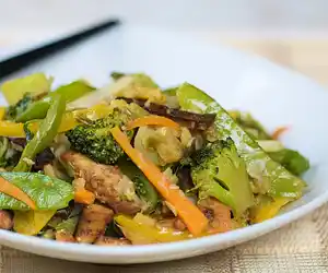 Wok-Sauteed Tofu & Vegetables