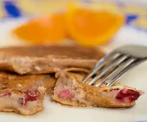 Breakfast Easy Cranberry Pancakes