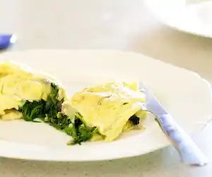 Mushroom, Spinach & Cheese Omelette