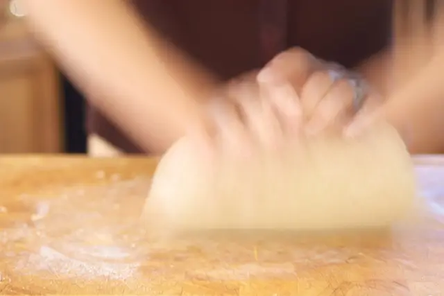 More kneading...