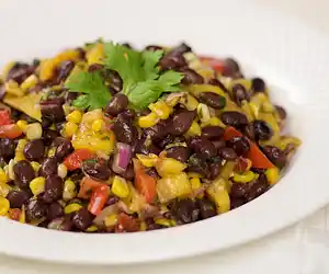 Roasted Corn, Black Bean & Mango Salad