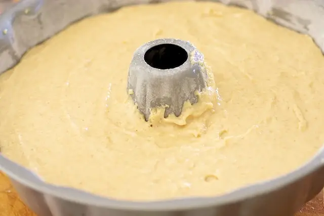 smooth the top with a rubber spatula...