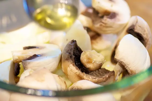 along with olive oil...