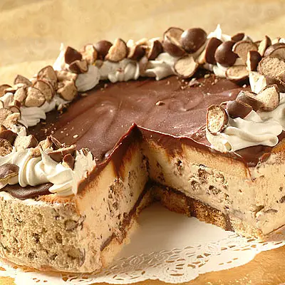 Frozen Chocolate Cappuccino Crunch Cake