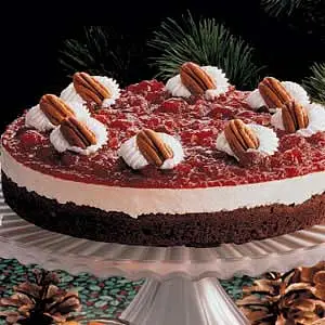Cranberry Brownie Torte