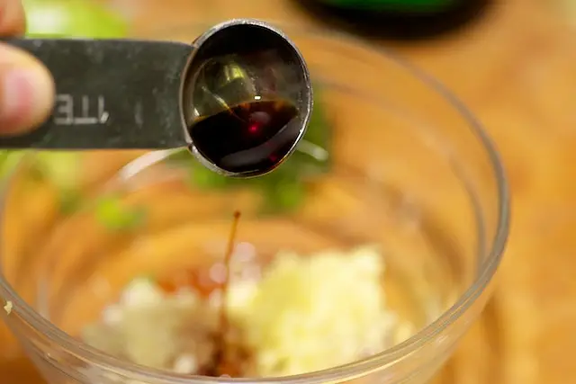 Add 2 teaspoons of soy sauce.