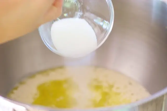 Add 2 ½ teaspoons of salt.
