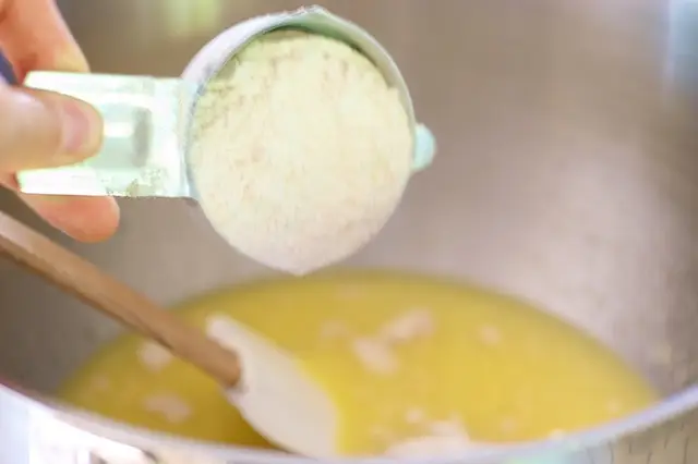 Add ¼ cup of barley flour.
