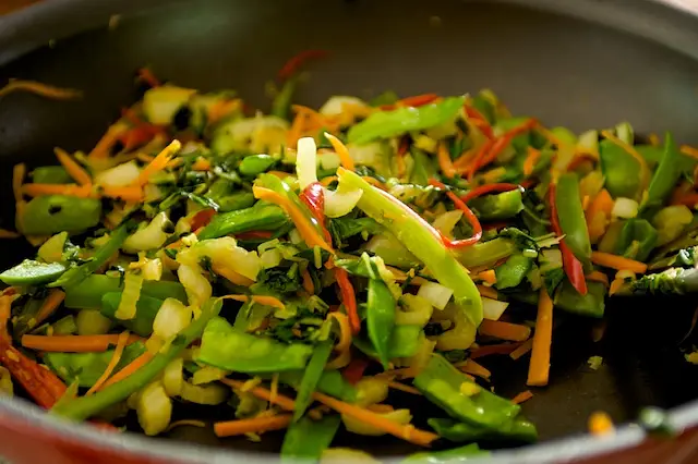Stir until well mixed, remove from the heat, place into a bowl and set aside.