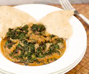Beet Greens with Indian Spices