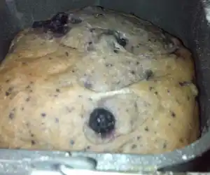 Bread Maker Blueberry Yogurt Cake-bread