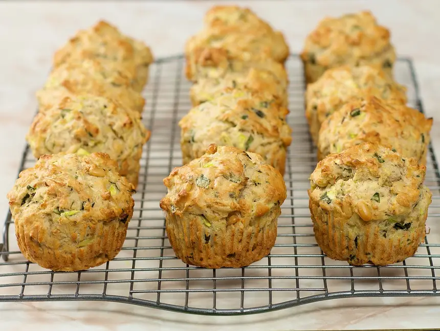 Stephen Lee's Zucchini-Pesto Muffins
