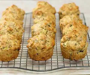 Stephen Lee's Zucchini-Pesto Muffins