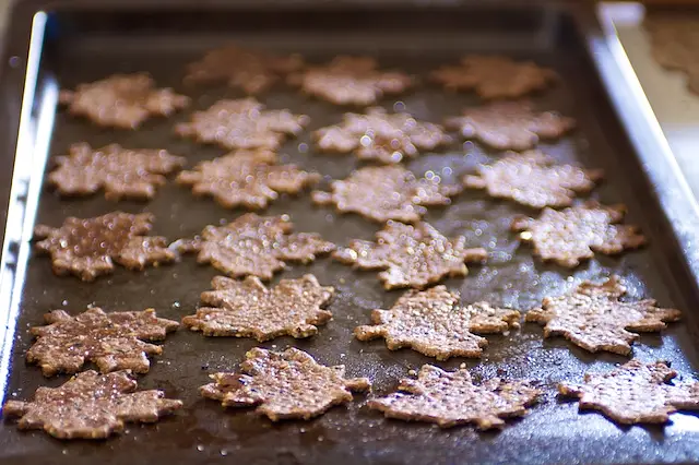 Let cool in the pan for 5 minutes.