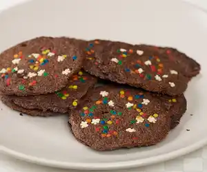 Chocolate Mint Christmas Cookies