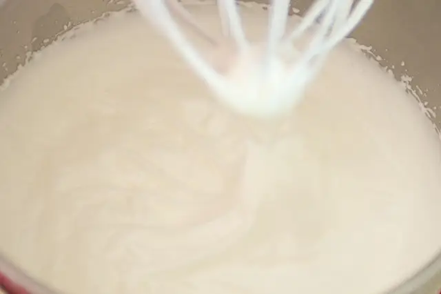 until mixture holds stiff peaks.