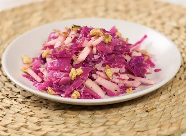  Warm Red Cabbage & Apple Salad