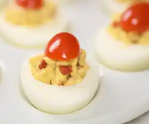 Bacon Bacon Deviled Eggs