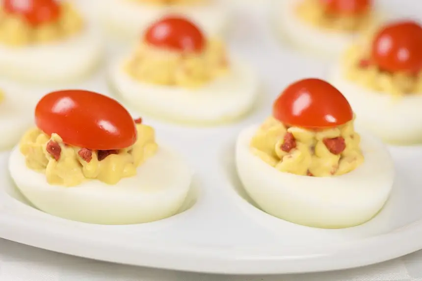 Bacon Bacon Deviled Eggs