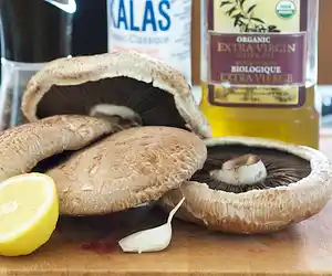 Grilled Marinated Portobello Mushroom Burgers