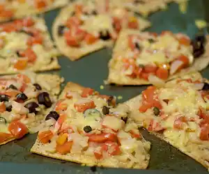 16 Minute Tortilla Pizza