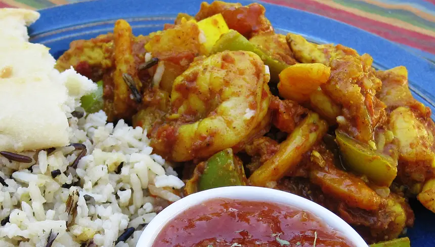 Chicken and Shrimp Vindaloo