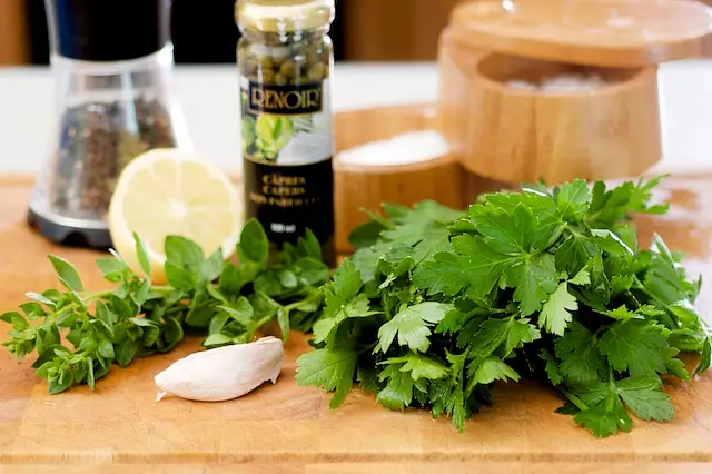 Clean fresh and simple ingredients