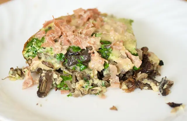 Breakfast Wild Rice & Mushroom Frittata