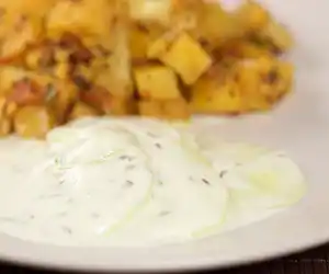 Cucumber Yogurt Sauce Indian - Raita