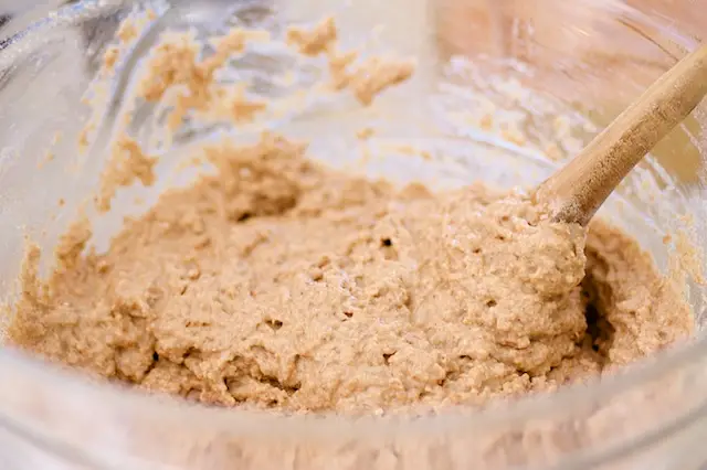 Mix until well blended and no dry spot left.