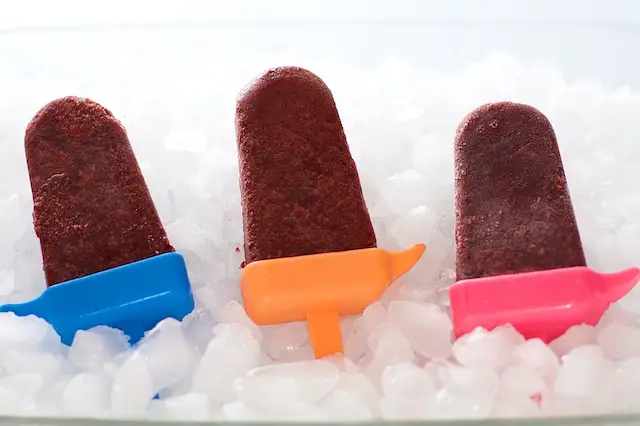 Cherry Vanilla Popsicles 