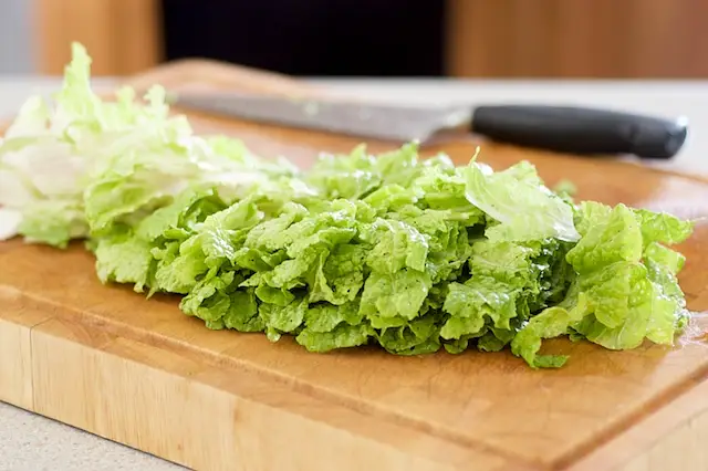 Prepare the cabbage first.