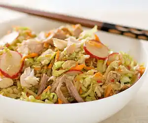 Asian Style Leftover Turkey Salad