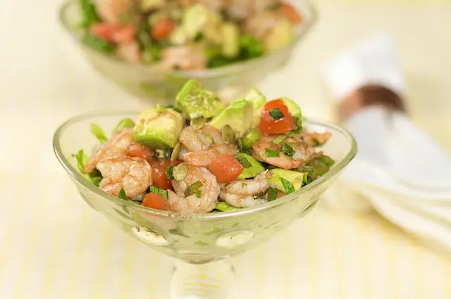 15 Minute Shrimp & Avocado Salad