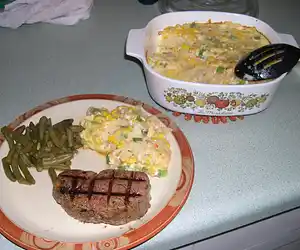Double Corn Tortilla Cassarole